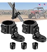 Nilight UTV Flag Antenna Mount Whip Light Mounting Bracket Black Adjustable Heavy Duty for 1.5 to...