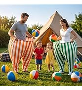 Vipxsa Granny Pants Outdoor Game,Giant Oversized Granny Funny Pants Set with Bouncy Balls & Pump ...