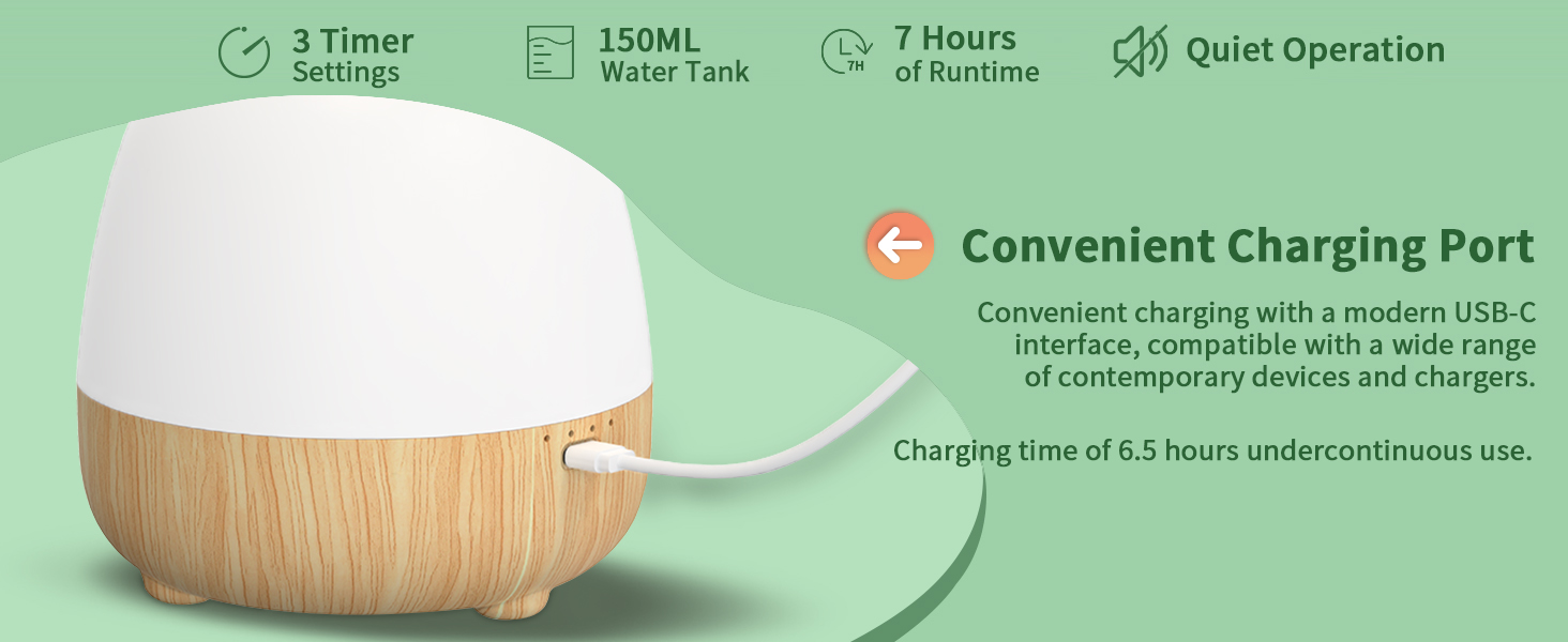 rechargeable essential oil diffuser
