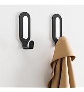 TAILI Damage-Free Hanging Metal Hooks with Adhesive Strips, Adhesive Hooks for Home Storages and ...