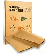 Atchake 9x13 Parchment Paper Sheets for Baking, Precut Baking Paper 200Pcs | Unbleached Parchment...