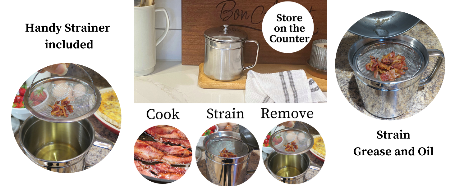 Strain and Reuse Oil