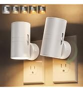 L LOHAS LED Night Light, Night Lights Plug into Wall, 5 Colors, Dimmable | Dusk to Dawn Sensor, W...