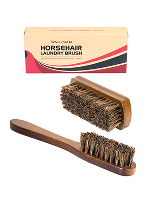 horsehair laundry brush