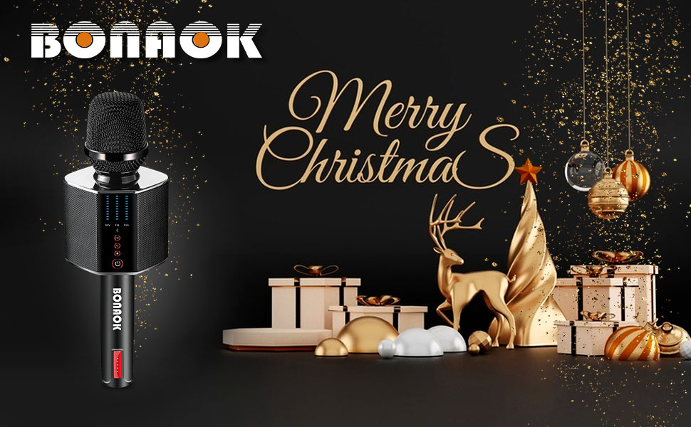 bonaok karaoke mic chirstmas gift