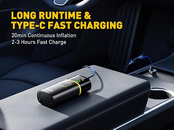 tire inflator portable air compressor
