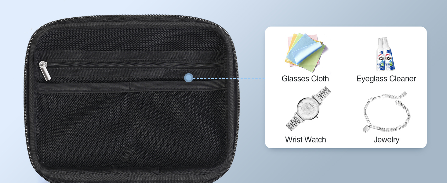 glasses case multiple pairs
