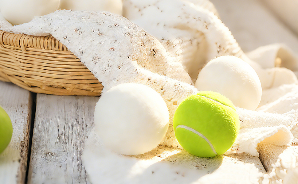 6 L pure New Zealand wool dryer balls: chemical-free alternative to traditional fabric softeners