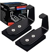 ULIBERMAGNET 2 Pack Strong Magnet Hooks Heavy Duty,Anti-Slip Rubber Coated Magnetic Hooks for Wre...