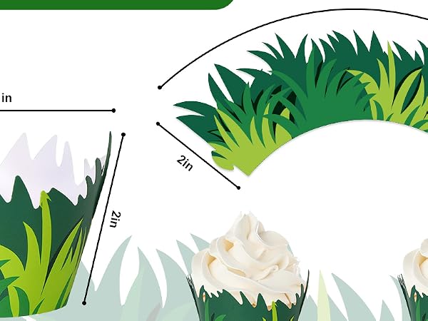 Green Grass Cupcake
