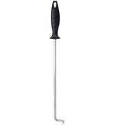 MSY BIGSUNNY 16" Heavy Duty Food Flipper with Sharp Tail Tip, Stainless Steel Grilling Meat Hook