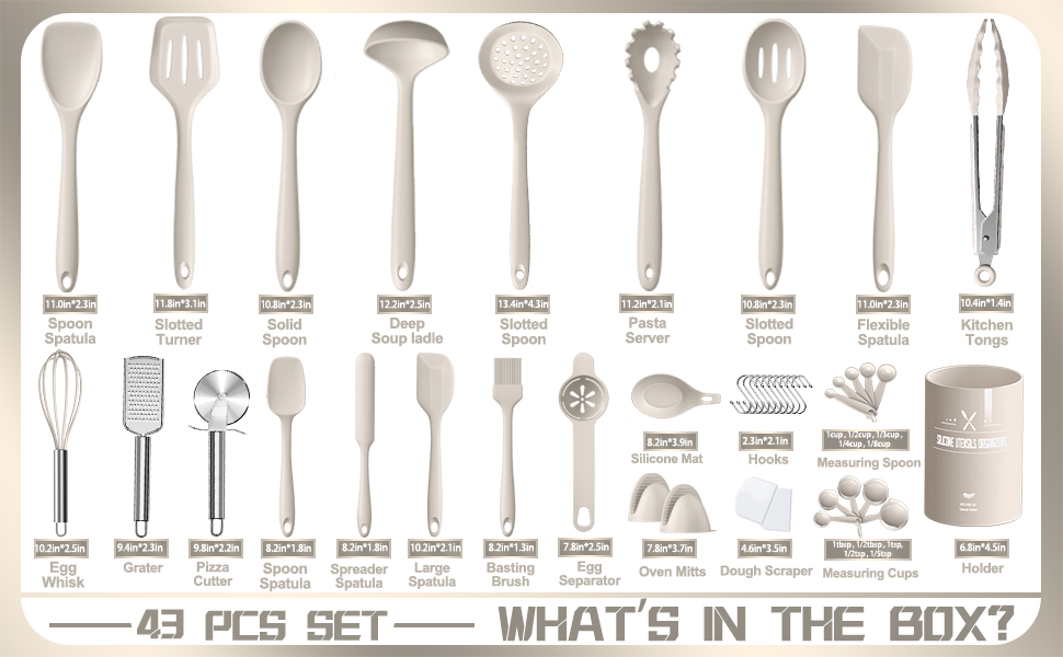 kitchen utensils set