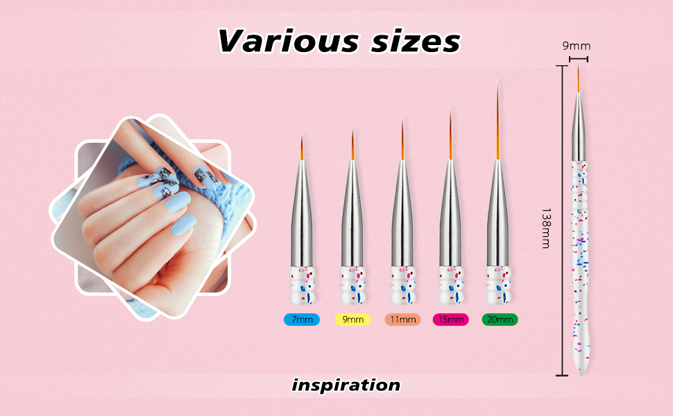 Various sizes