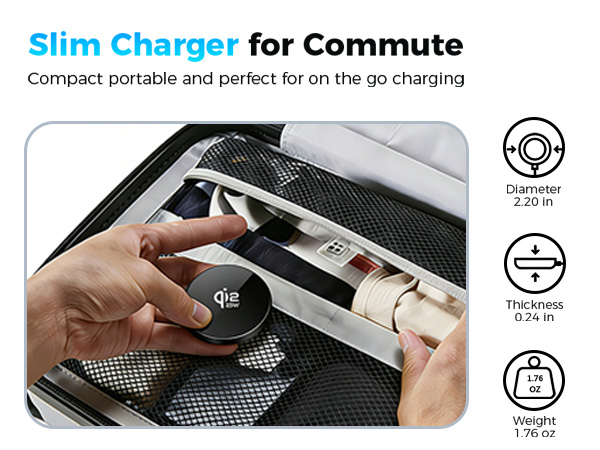 Slim Portable Wireless Charger