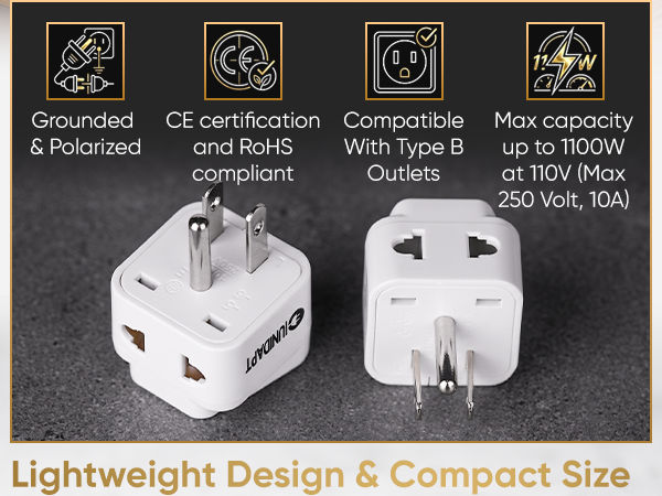 Grounded with CE certification and RoHS complioant