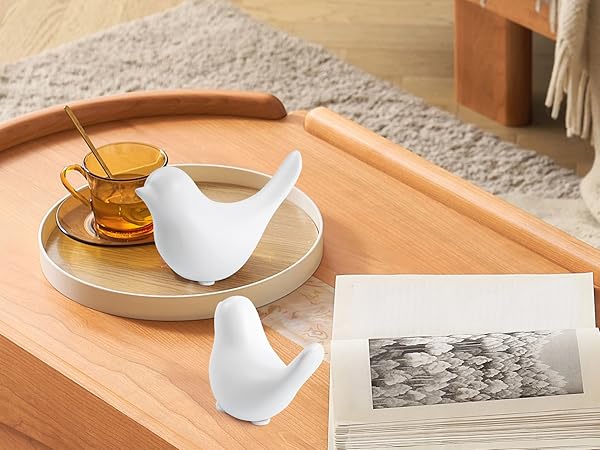 Small Birds Statues Home Decor