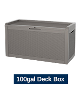 100gal deck box
