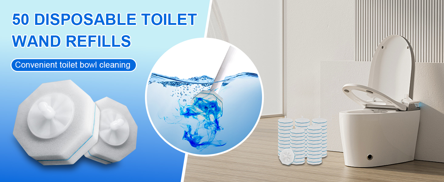 Toilet Bowl Wand Refills
