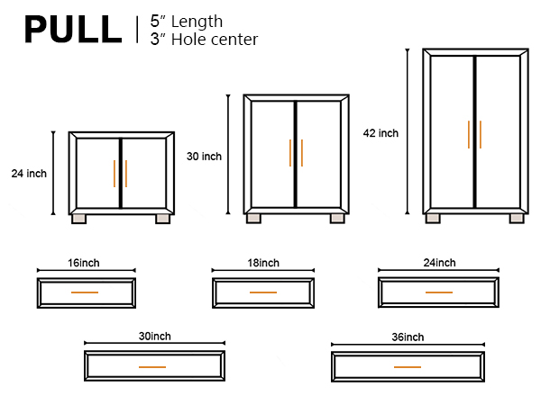 nickel cabinet handles