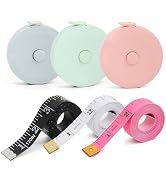 6 Pack Tape Measure Body Measuring Tape, 60-inch and 120-inch Soft Tape Measure, Retractable Dual...