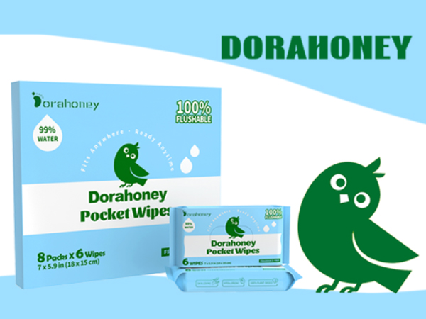 flushable travel wipes