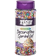 Rainbow Sprinkles 10 oz – Colorful Cake Decorating Sprinkles for Cupcakes, Cookies, Donuts, Ice C...