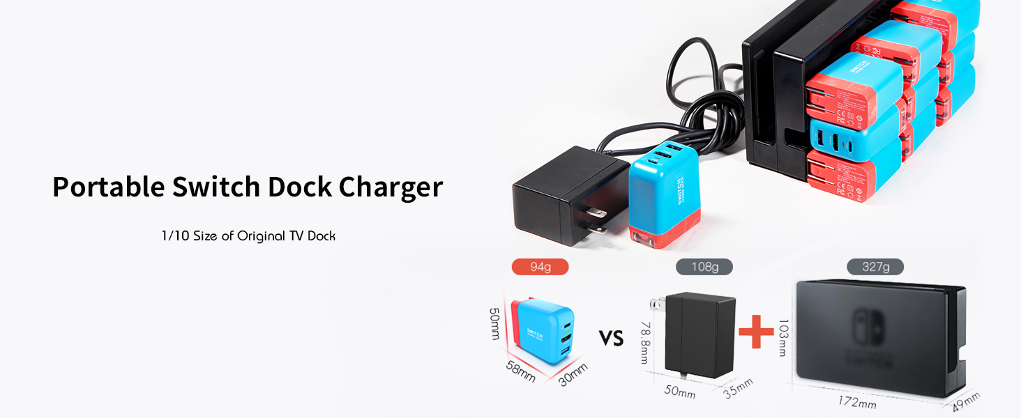 Portable Switch Dock Charger