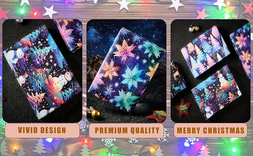 Rainbow christmas wrapping paper