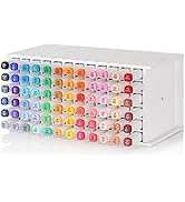 Loghot Marker Storage Organizer Marker Holder 72 Slots Marker Organizer for Desk with Removable D...