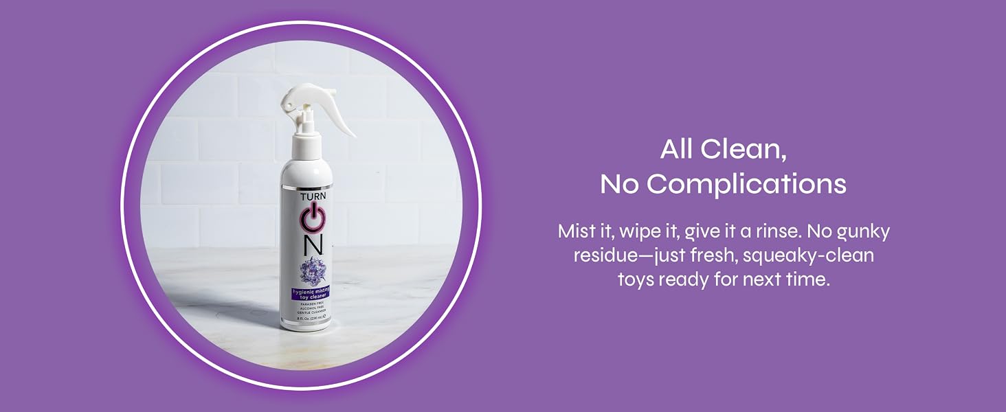 Turn On Misting Toy Cleaner