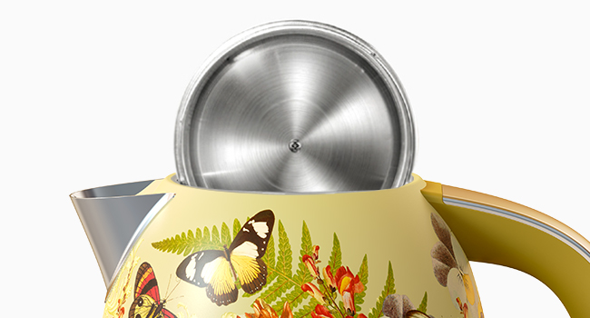 Hazel Quinn 1.7L Floral Printed Electric Kettle