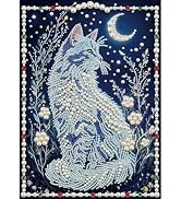 DIADAY Pearl Painting Kit for Adults Cat, 3D Diamond Art 12x16 Inch | 3D Relief Pearl Diamond Art...