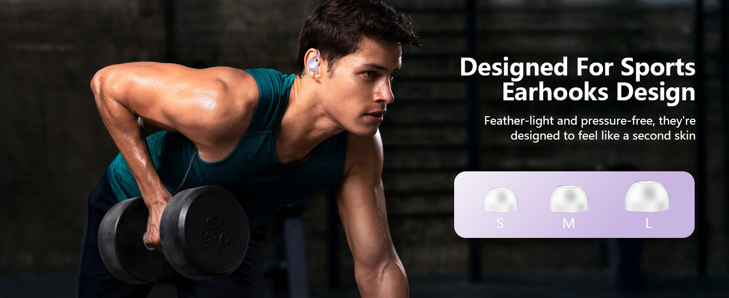 Sport Wireless Bluetooth Earphones, IPX7 Waterproof Running Headphones