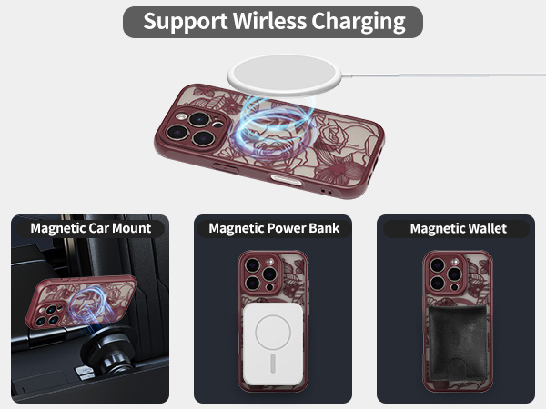 Magnetic case for iPhone 16 pro Case with Magsafe