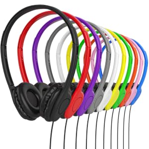 Leathere Headphone Headset Stereo Bulk Comfort Family Value Bundle