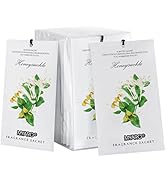 MYARO 12 Packs Honeysuckle Scented Sachets for Drawer and Closet, Long Lasting Air Freshener Fres...