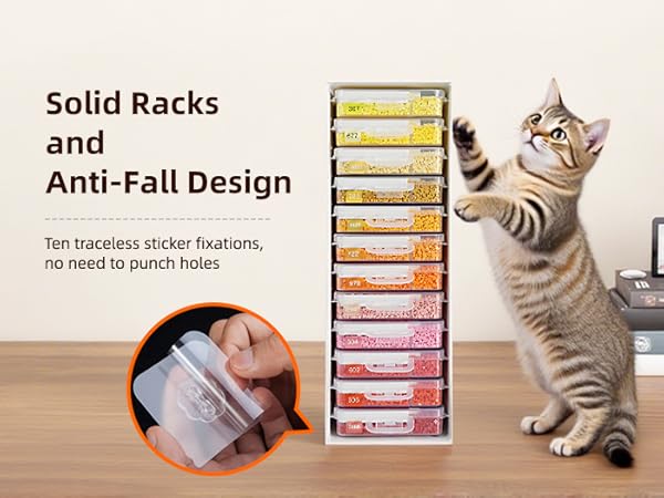 anti-fall rack