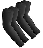 Aegend Sun Protection Cooling Arm Sleeves Compression - Tattoo Cover up - Sun Sleeves for Men Wom...