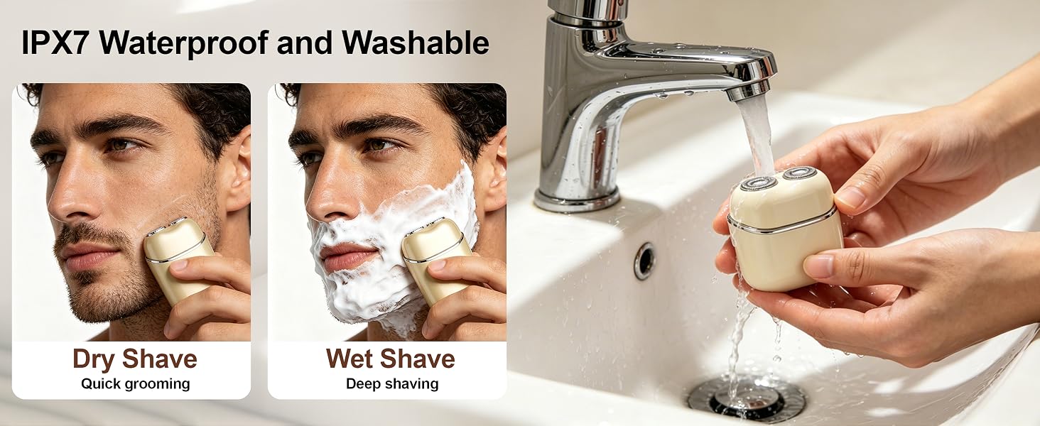 IPX7 Waterproof and Washable