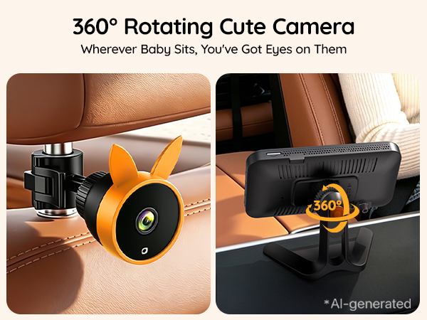 Baby Car Camera, Backseat Monitor Car Seat Mirror