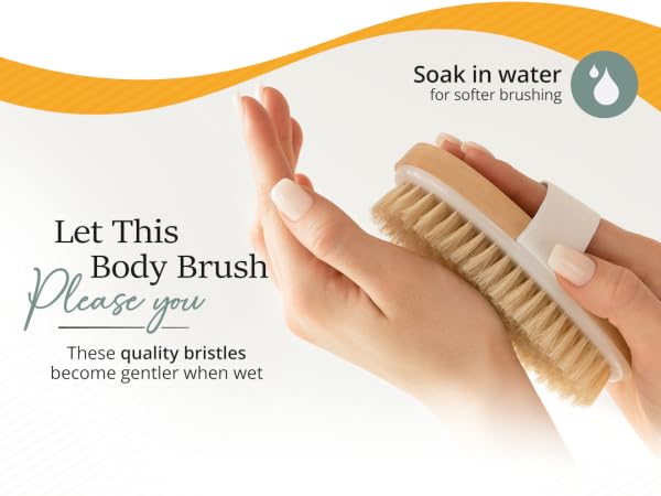 dry brushing body brush for lymphatic drainage, bath brush, dry brush, exfoliator