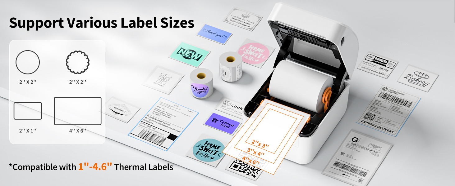 Support Various Label Sizes