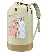 F-color Laundry Backpack 75L - Large Capacity Laundry Bag Backpack with Comfort Straps, Mesh and ...