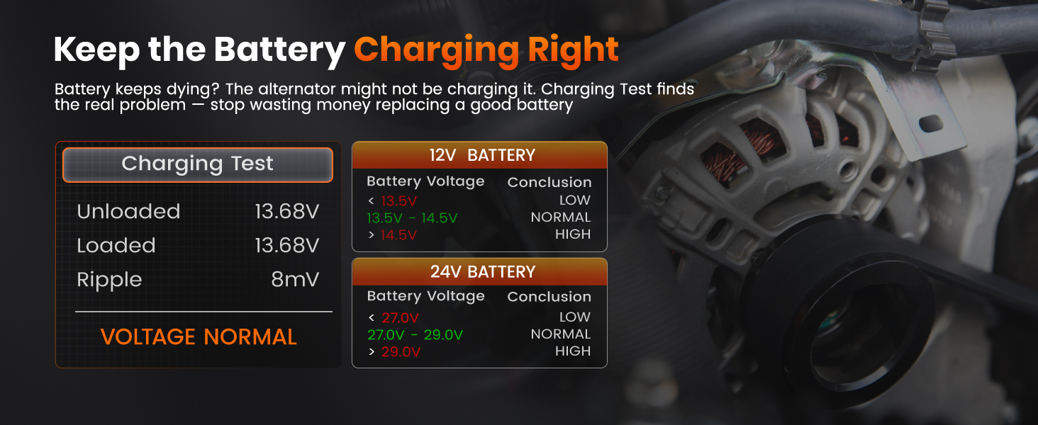 car battery tester