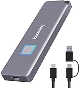 fanxiang Fingerprint External SSD 1TB Portable SSD, Up to 550MB/s, Touch SSD External Solid State...