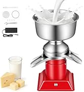 VEVOR Electric Milk Cream Separator, 60L/H Output 10500RPM Milk Cream Centrifugal Separator, 304 ...