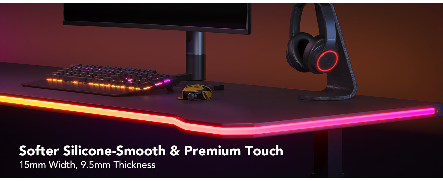 Govee led strip lights for gaming desk