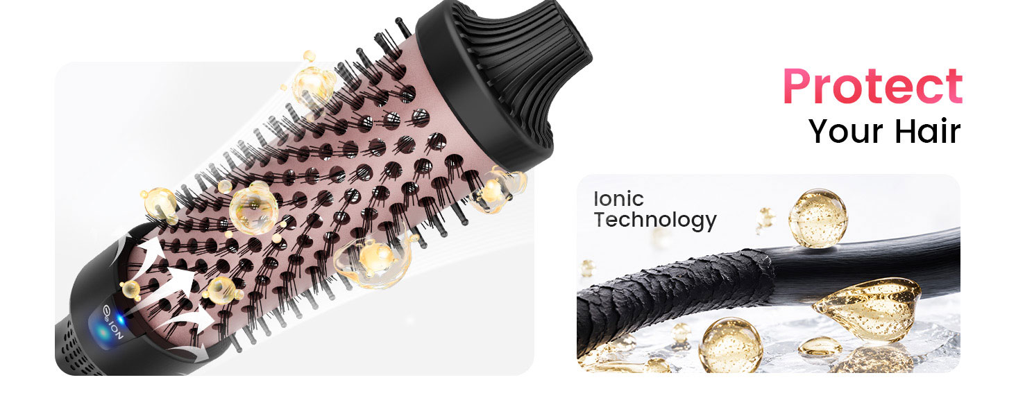 curling iron brush