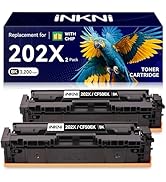 InkNI 202X Toner Cartridges - Compatible Replacement for HP 202X 202A for Color LaserJet Pro MFP ...