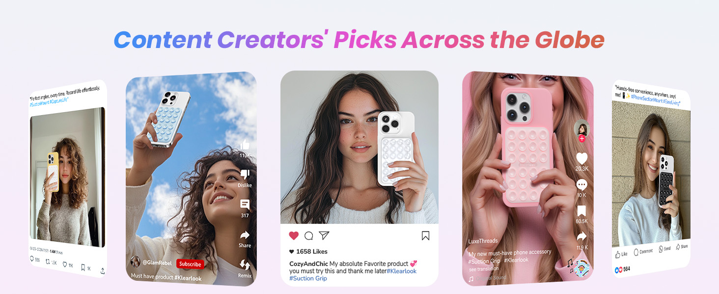 magnetic suction cup phone mount